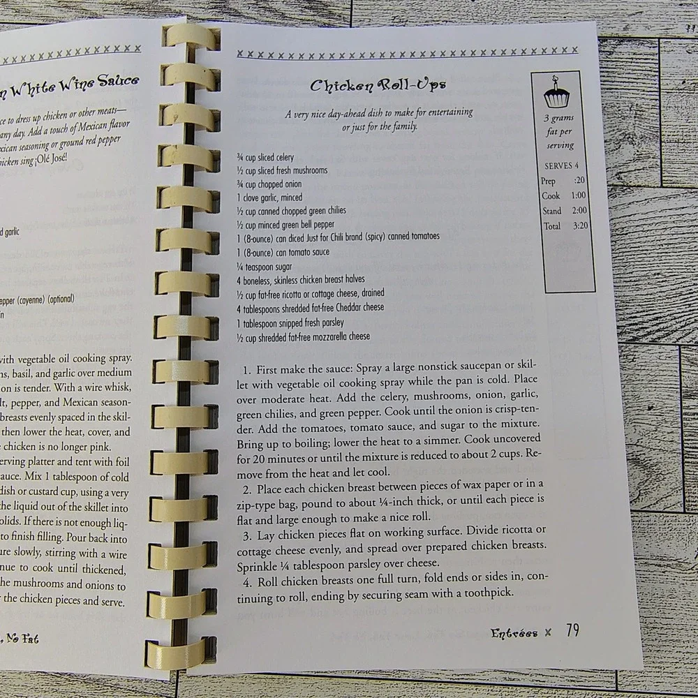 Celebrations So Fat Low Fat No Fat Cookbook Betty‎ Rohde Comb Spiral 1999 GOOD